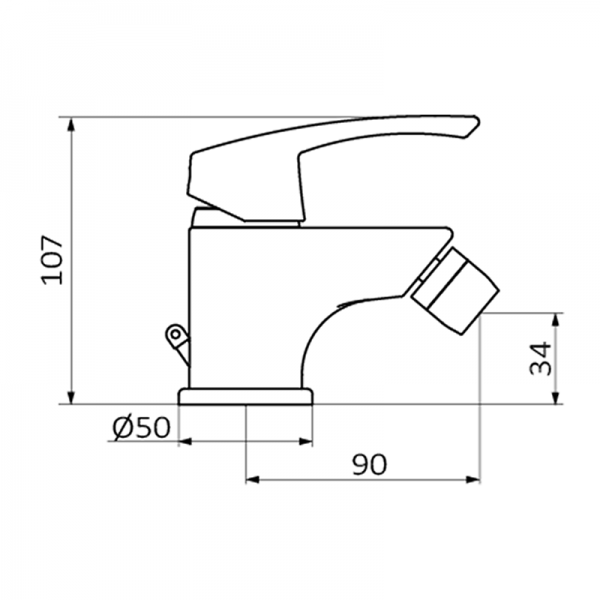 Смеситель для биде TEN PRO GRB MIXERS 10712500  - Вид №1