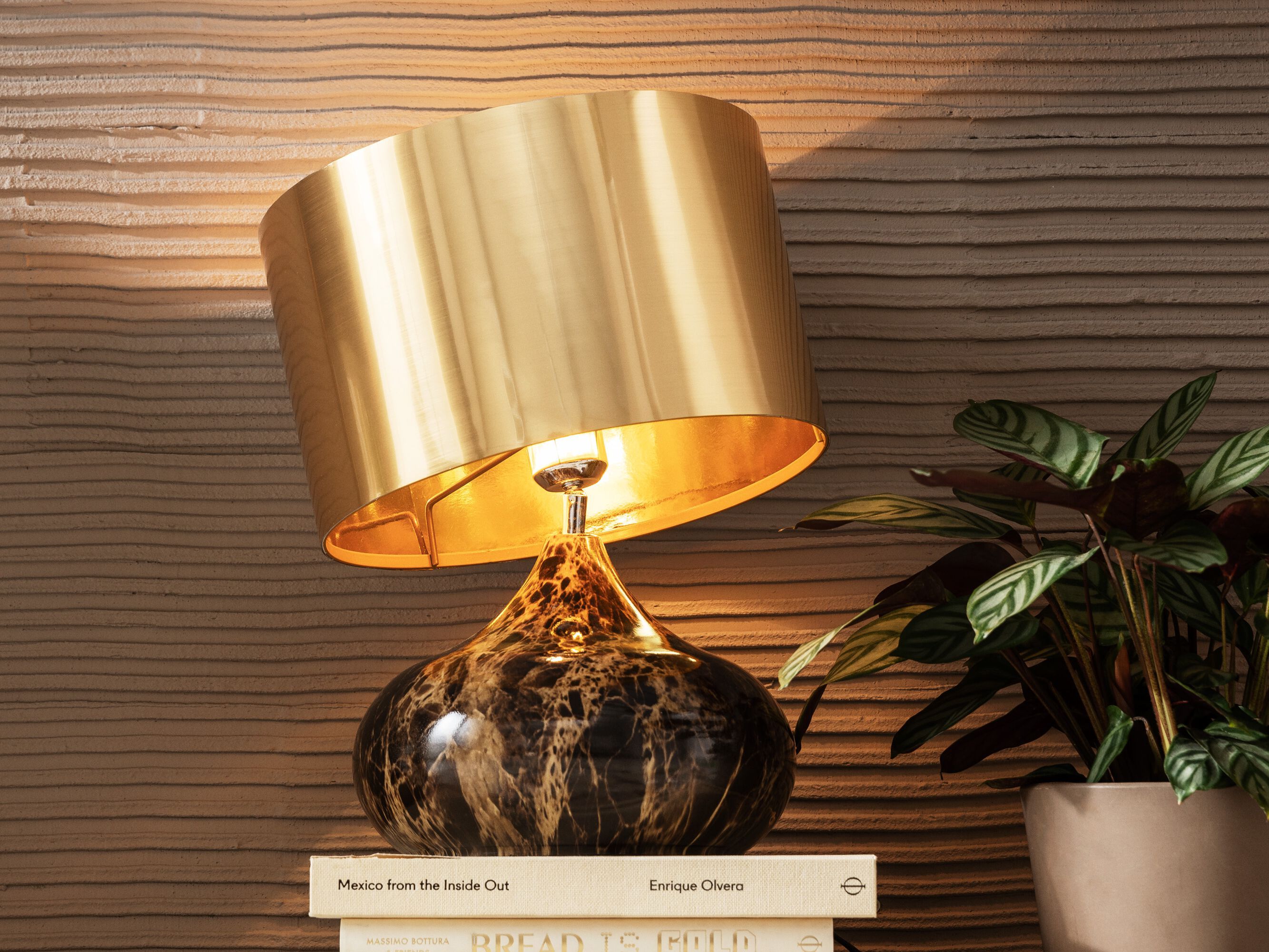 Настольная лампа из стали и ПВХ KARE Design MAMO DELUXE GOLD ARCH-00030592 - Вид №5