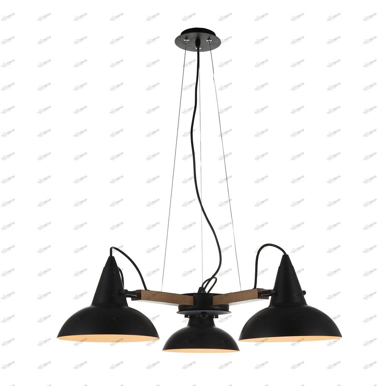 Подвесная люстра Favourite Tatler 1852-3P FAVOURITE ДИЗАЙНЕРСКИЕ, TATLER BLACK 057224 Черный 