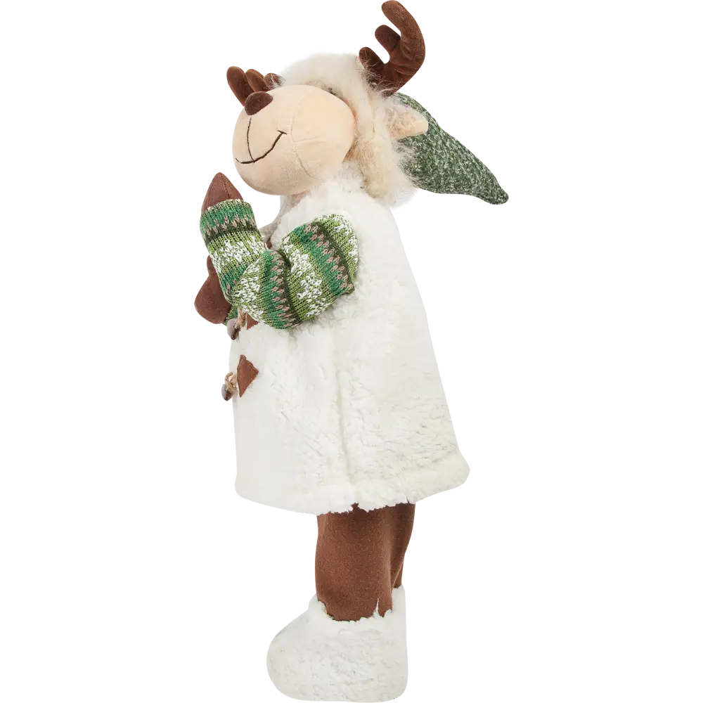 Фигурка декоративная «Лось в жилетке», 70 см, пластик, цвет белый/зелёный RELANCE STLM-2091471 - Вид №2