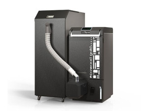 Дровяной котел с вращающейся горелкой