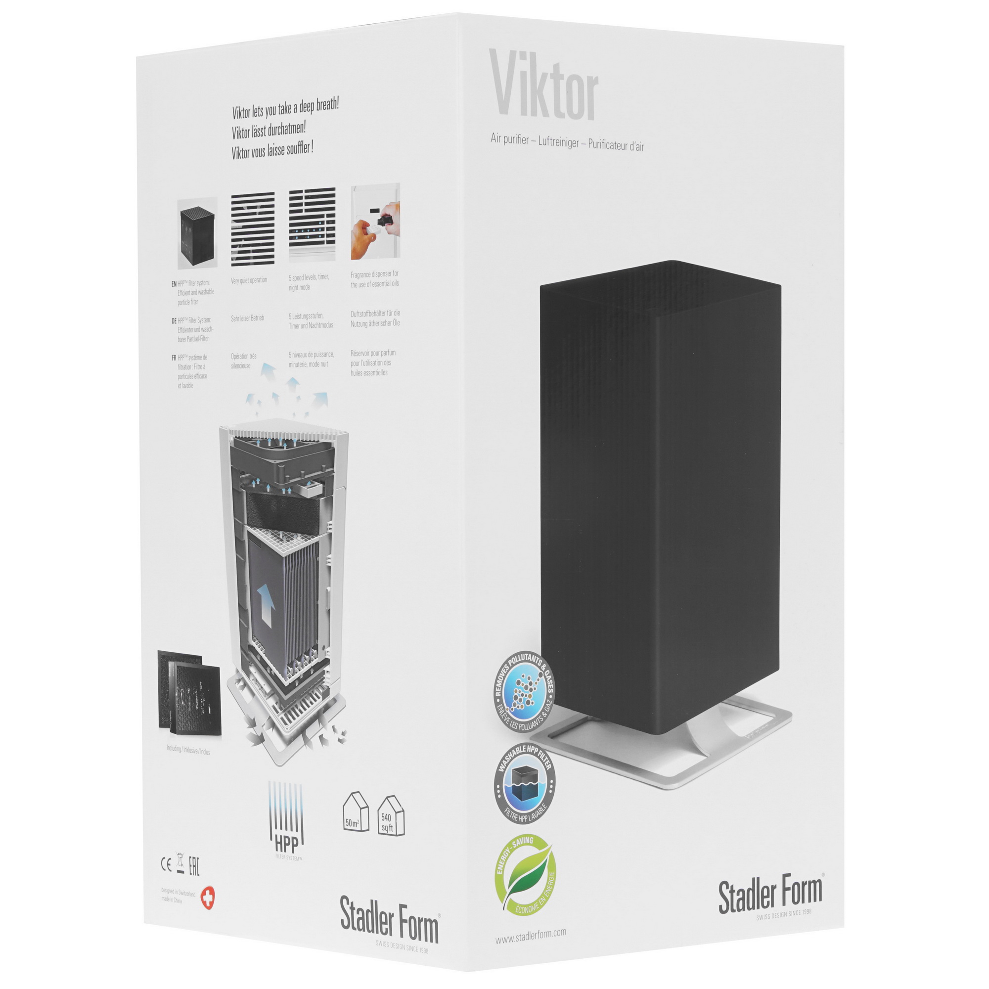 1139773 Очиститель воздуха Stadler Form V-007 Viktor черный STDN-0080018 - Вид №8