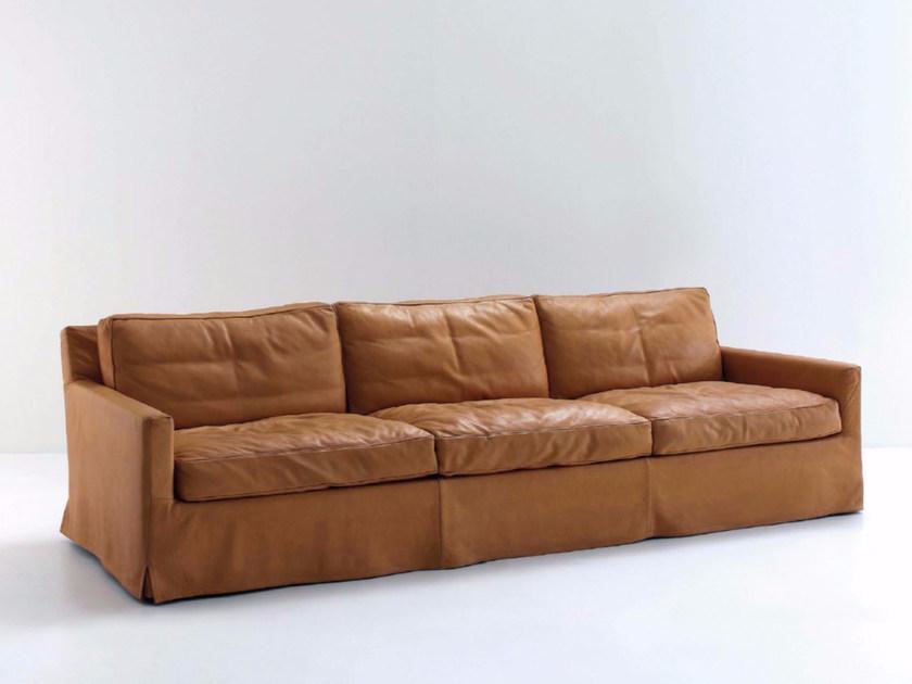 arflex 3-х местный кожаный диван с обивкой Cousy sun-id-1441504 - Вид №1