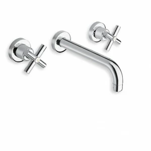 CRIEV242 Смеситель для раковины настенный REGULAR внешние части для CRICS233 (боковые регуляторы) - CRICS234 (правая сторона) со сливом Up & Down 1 "1/4 Cristina Rubinetterie