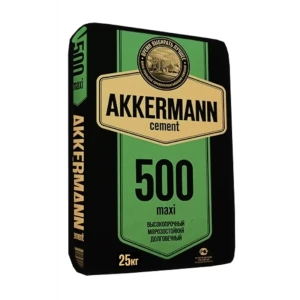 Цемент Akkermann M500 ЦЕМ II А-И 42.5 Н 25 кг