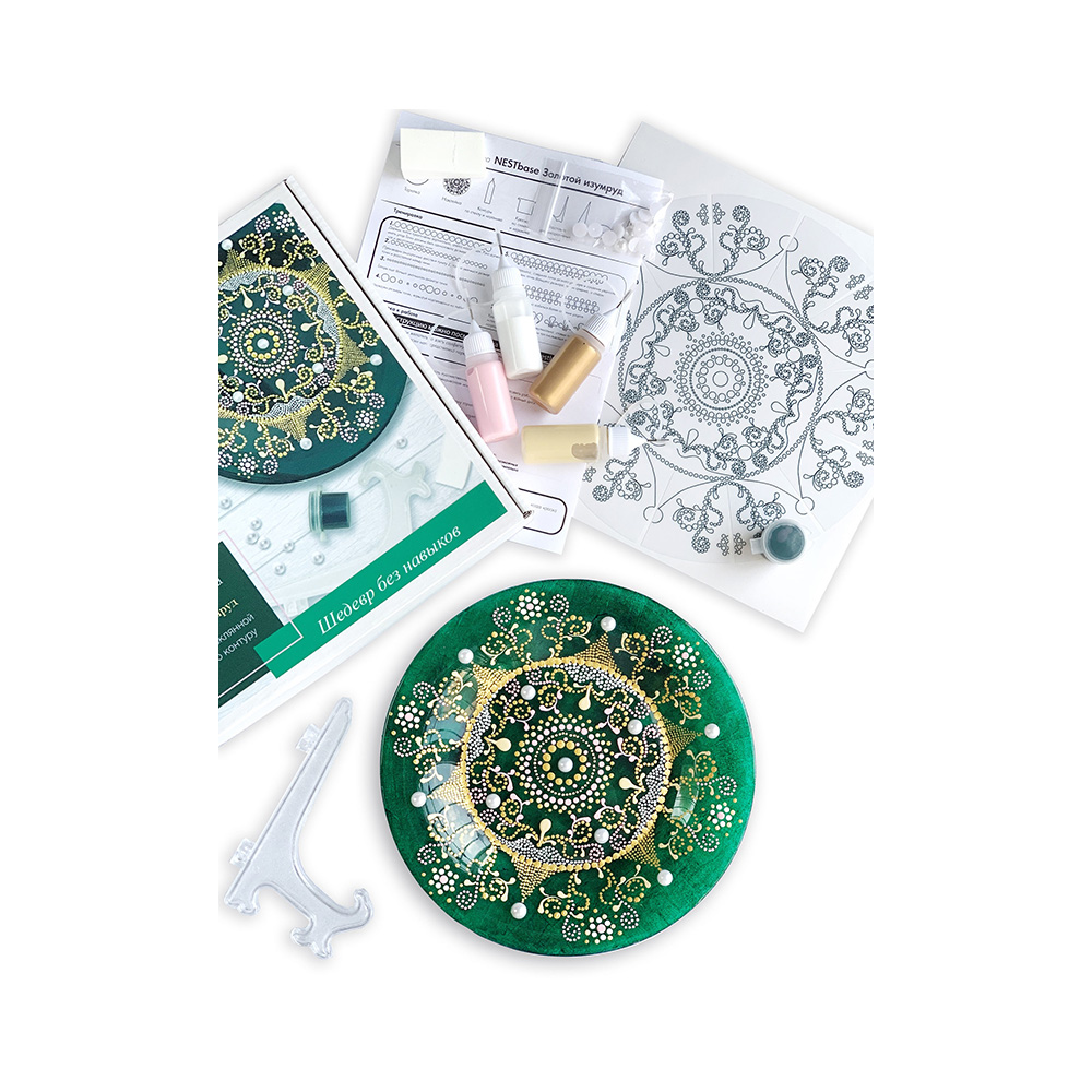 120607 Набор для творчества Золотой изумруд NESTbase 