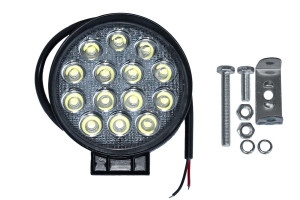 16479021 Противотуманная универсальная светодиодная фара 42W14 LED,9-40V, 128*114*55мм DA-02361 Дали-Авто