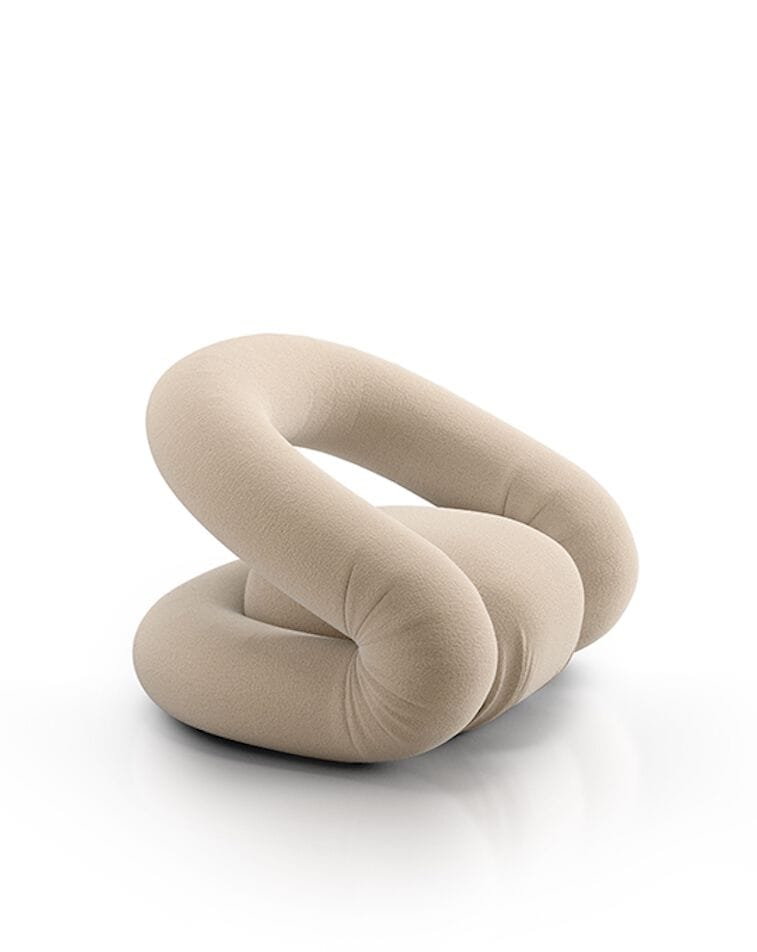 Тканевое кресло с подлокотниками MDF Italia PEGGY ARCH-00065677 - Вид №1