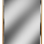 GWMO007 Прямоугольное зеркало в золотой раме ijlbrown  - Вид №2