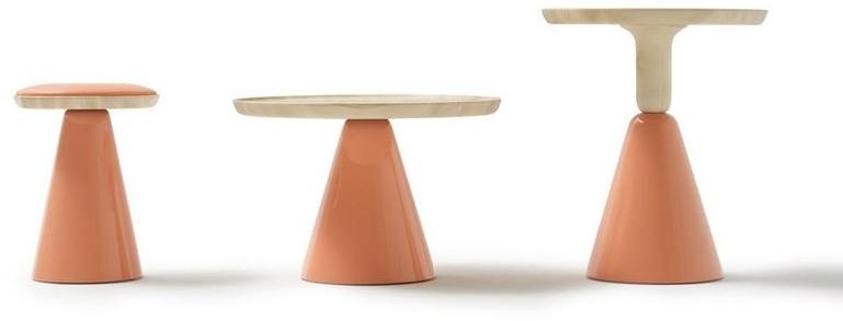 Sancal Круглый деревянный журнальный столик Pion sun-id-1452301 - Вид №1