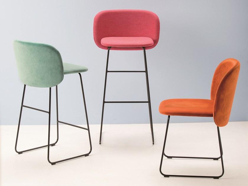 CHAIRS & MORE Санный стул с обивкой из ткани Chips sun-id-1382467 - Вид №10