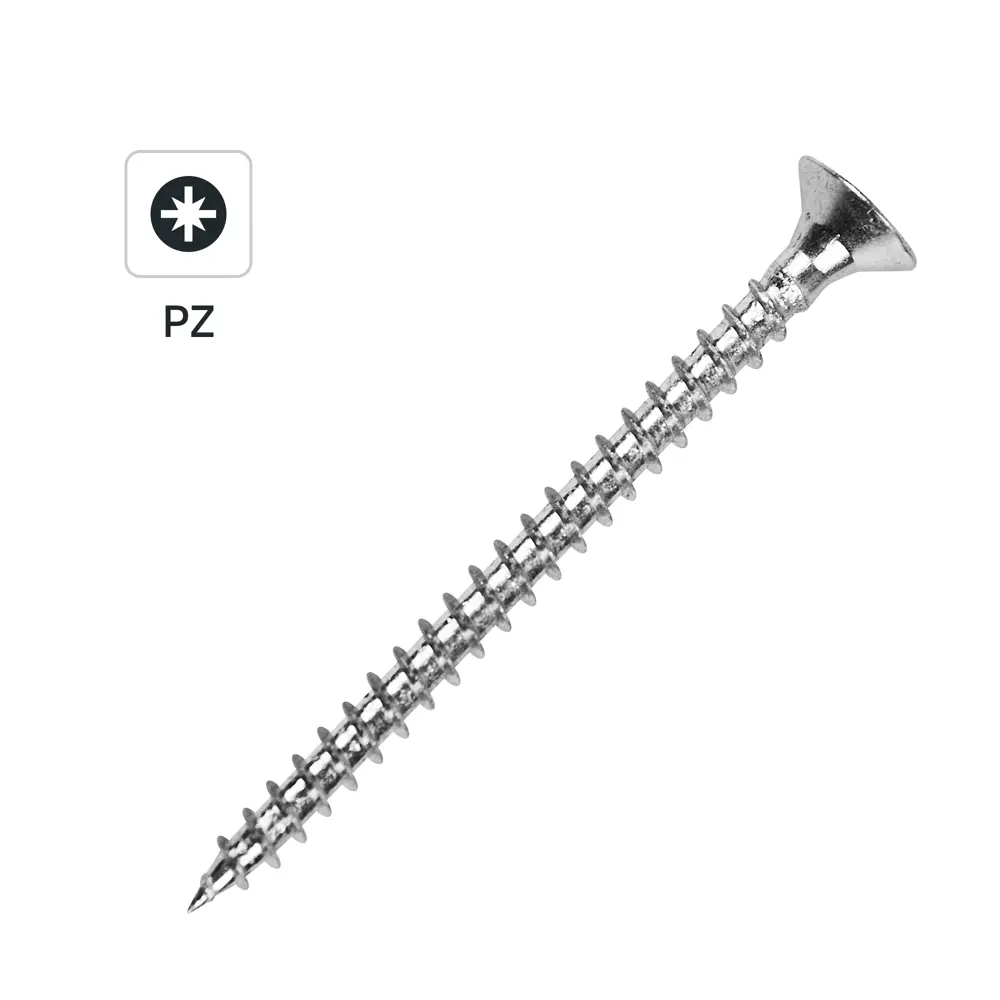 Саморезы универсальные DILWIS потайные острые оцинкованные 5×60 мм (1 кг) 89386285 STLM-1564313