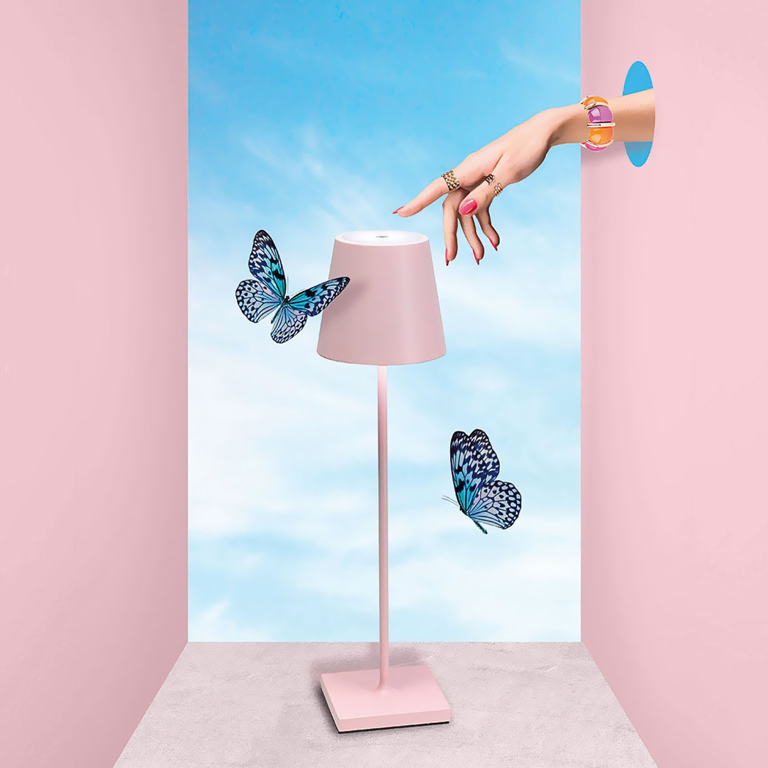 Zafferano POLDINA LD0340P3 PINK лампа настольная 121527 - Вид №1