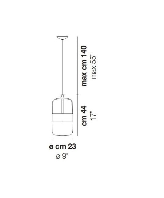 Vistosi FUTURA SP 23 GR/FU подвес 106654 - Вид №2
