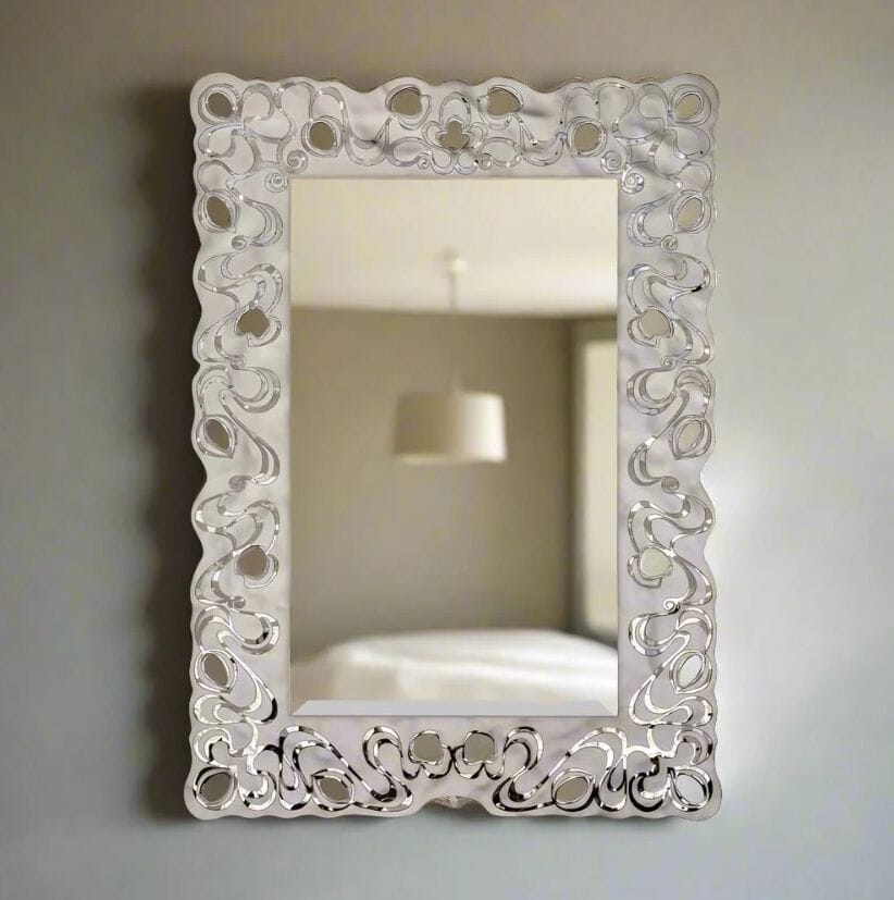 Прямоугольное настенное зеркало с рамкой PlusObject ASSIA ARCH-00054561 - Вид №1