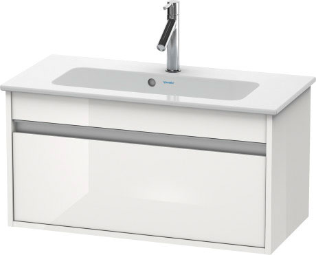 KT642303131 Ketho Тумбочка подвесная компакт Сосна серебристая, декор Duravit - Вид №2