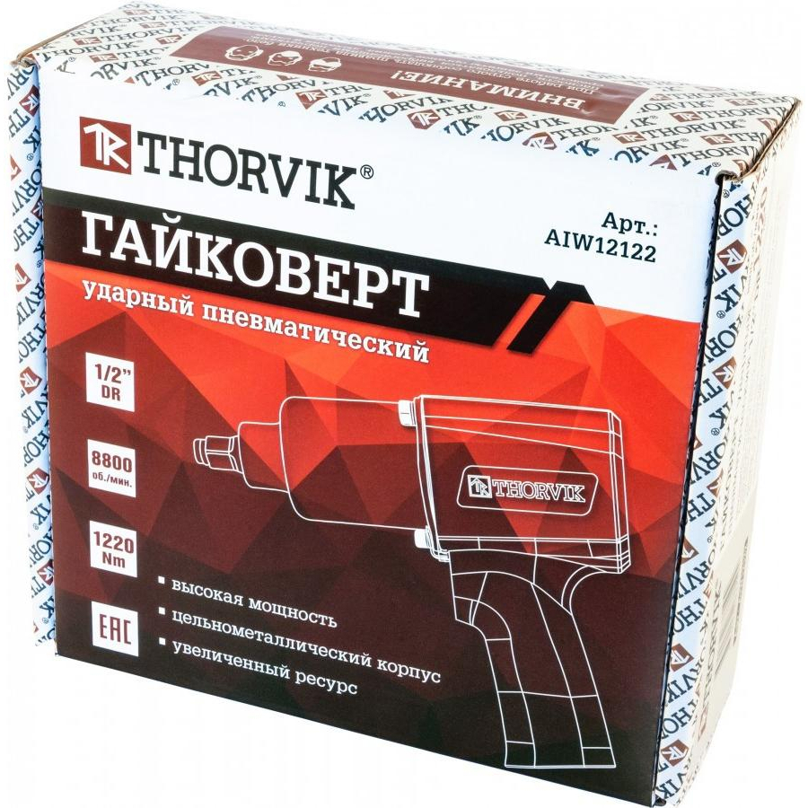 90002818 Гайковерт пневматический ударный AIW12122, 1220 Нм STLM-0080641 THORVIK