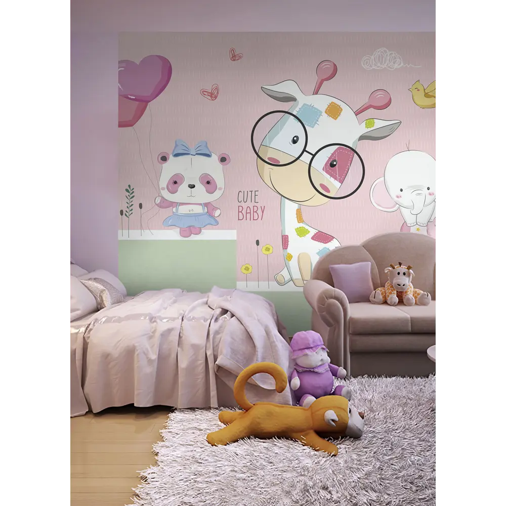 Фотообои «Мир детства» 3D флизелиновые 300х270 см L12-968 FBRUSH 3D FLIZART STLM-2106803 - Вид №2