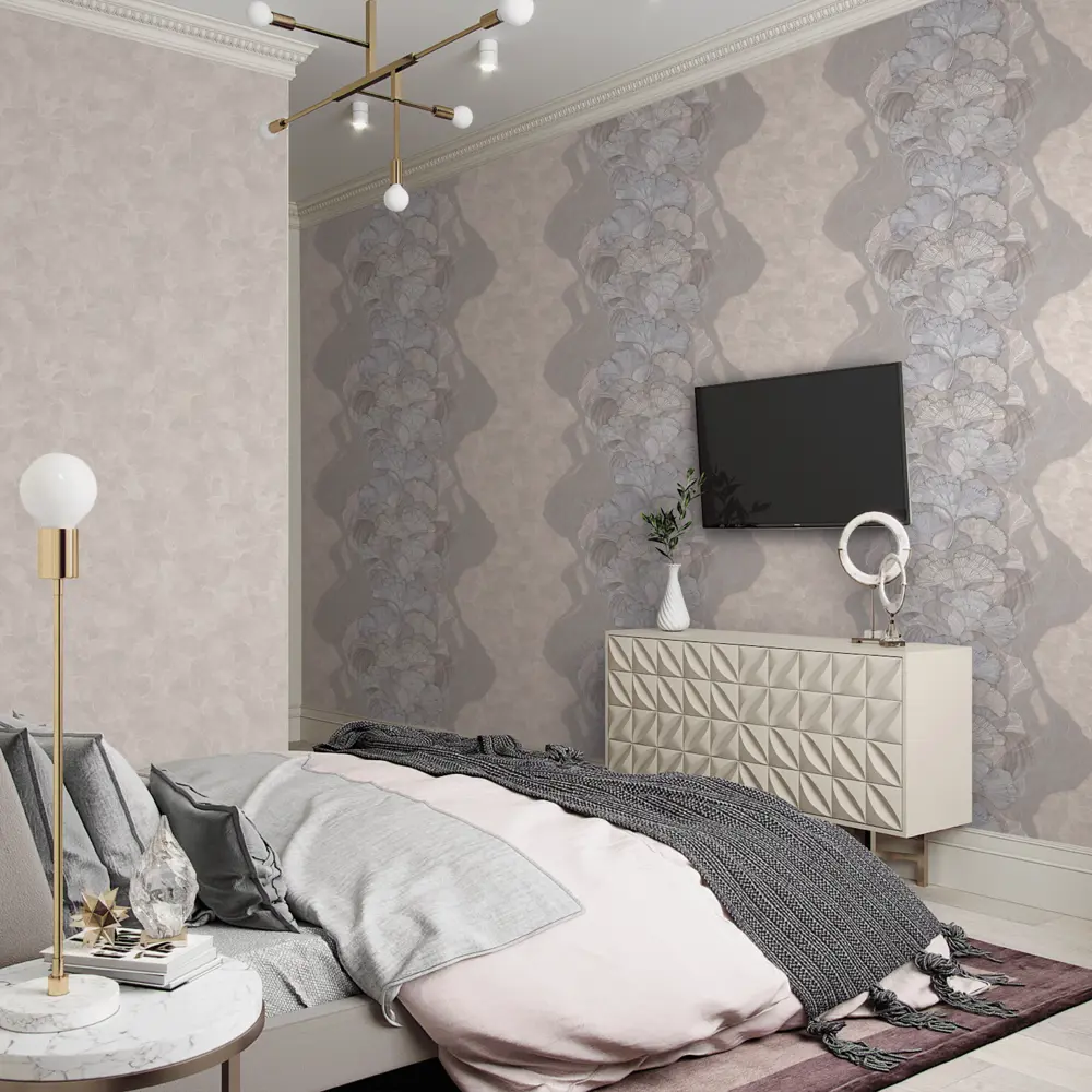 Обои флизелиновые Erismann Lina бежевые 1.06 м ЭР6046806 STLM-2047881 - Вид №4