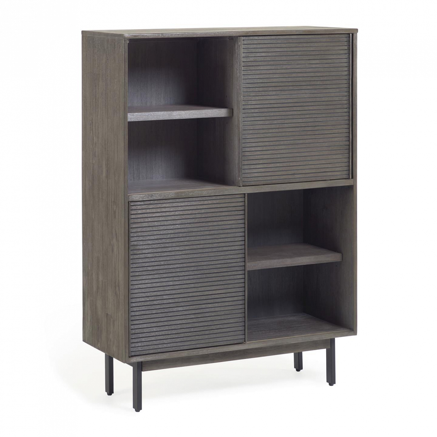 101698 Книжный шкаф из акации 100 x 140 см La Forma Indiann  - Вид №1