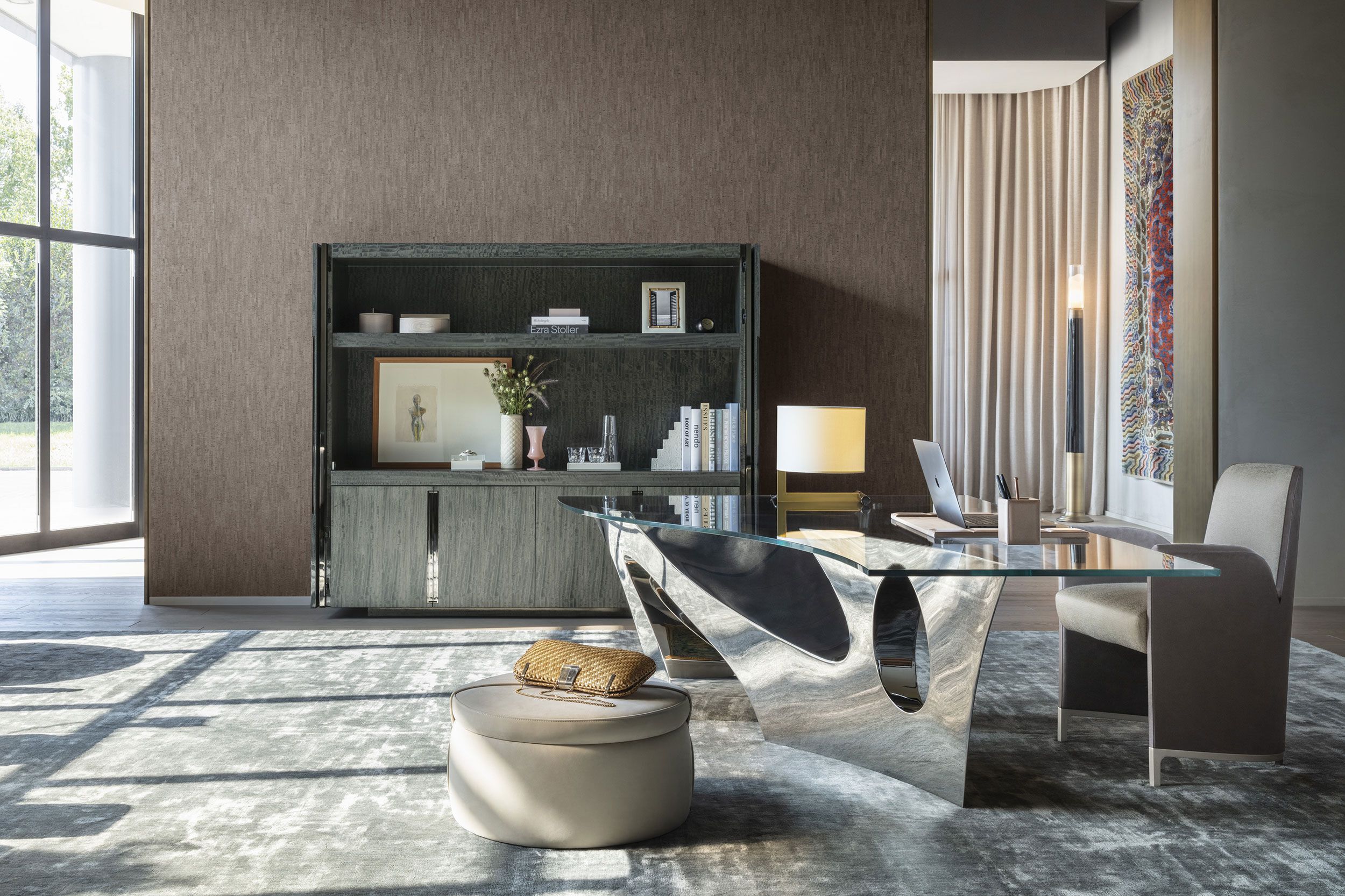 Кожаное кресло с подлокотниками OAK New York Suite ARCH-00088805 - Вид №4