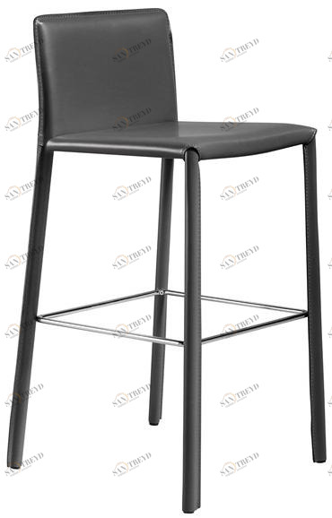 AP Factor Высокий кожаный табурет с подставкой для ног Virginia sun-id-1427650