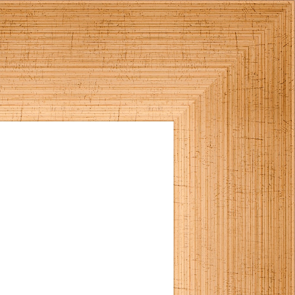 BY 6316 Зеркало напольное с гравировкой в багетной раме - травленое золото 87 mm EVOFORM Exclusive-G floor - Вид №5