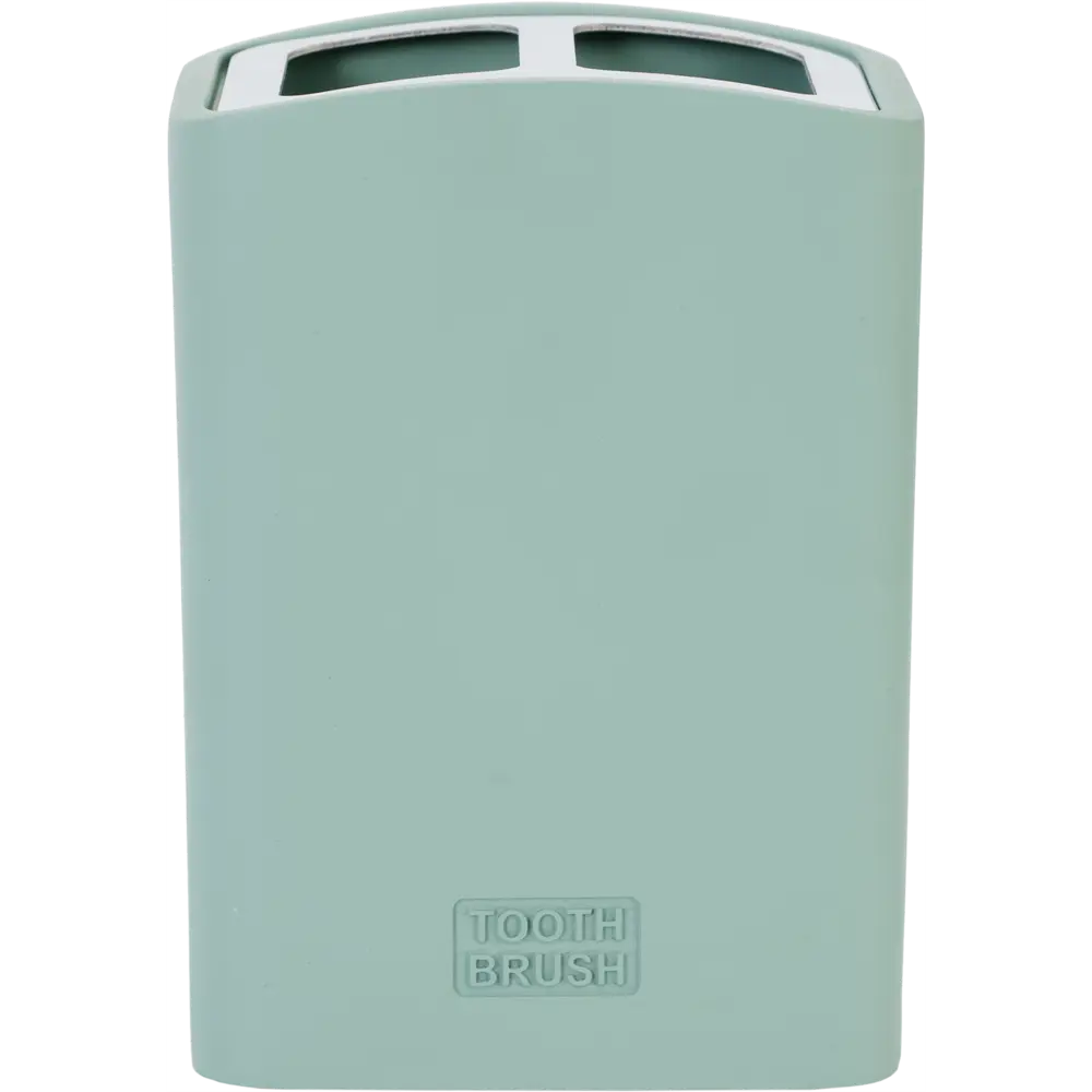 Стакан для зубных щеток Vidage La Verda Glavo полирезин цвет зеленый STLM-2189154 - Вид №1