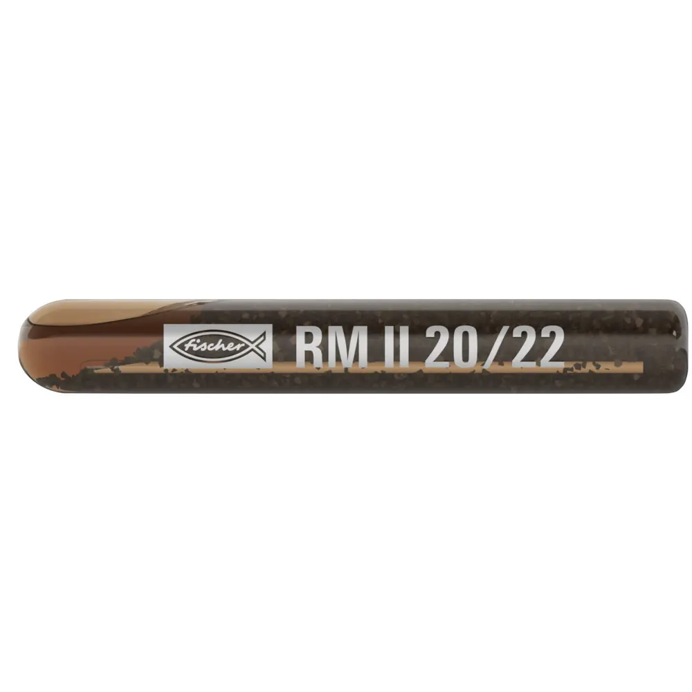 Капсула химическая Fischer RM II 20/22 для полнотелых материалов, 20x190 мм, 10 шт STLM-2156322