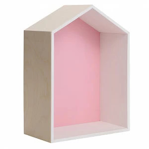 Полка-домик Porto розовый VAMVIGVAM  00-3830914 Розовый