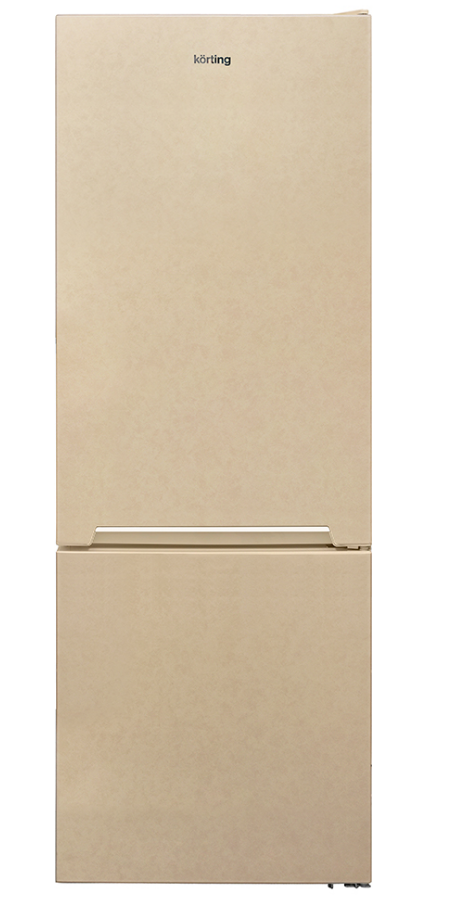 5343185 Холодильник с морозильником   Korting KNFC 71863 B бежевый STDN-0101356