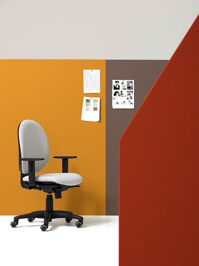 Diemme Офисный стул из ткани с 5 спицами и подлокотниками Bingo sun-id-1433952 - Вид №4