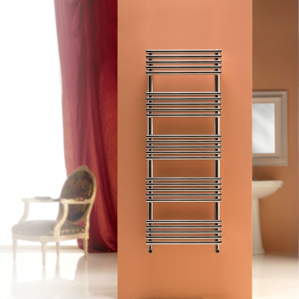 3551440130256 Cordivari Sandy, полотенцесушитель водяной 1295/500, цвет полированная сталь