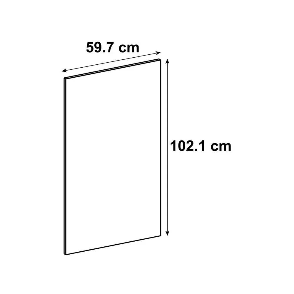 Дверь для шкафа Delinia ID «Бирск» 59.7x102.1 см, ЛДСП, цвет бежевый 82010551 STLM-2083819 - Вид №2