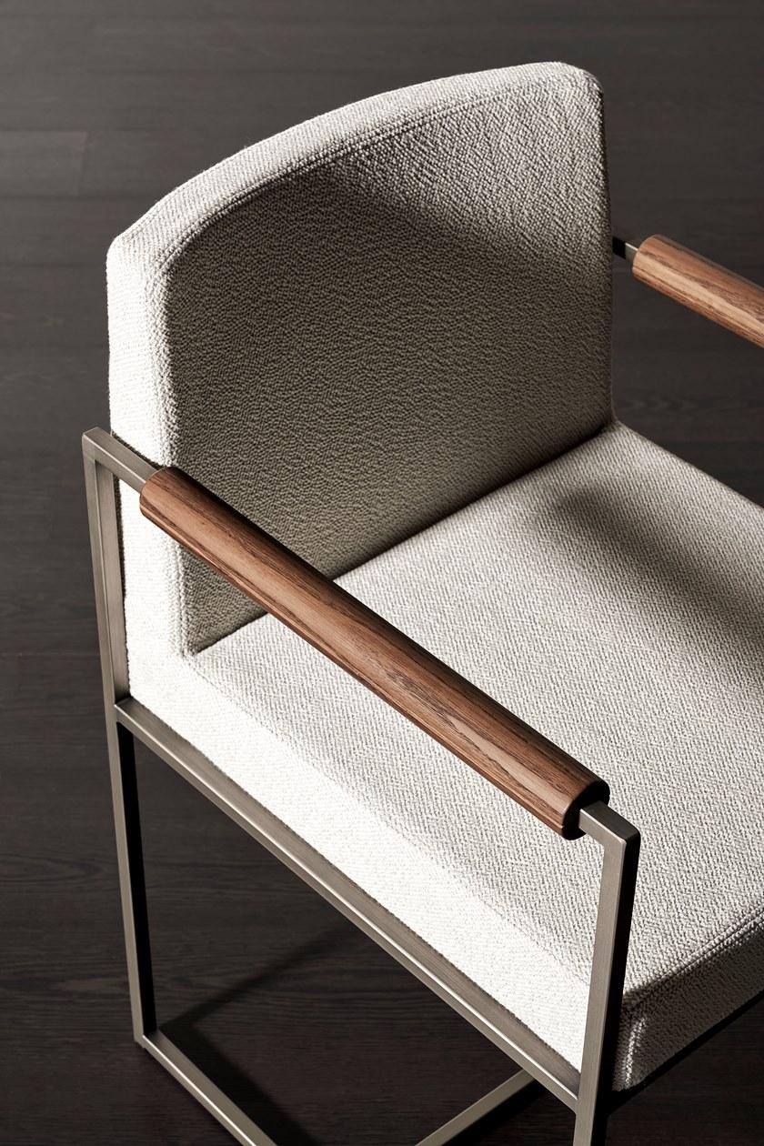 Meridiani Стул с обивкой и подлокотниками Rider sun-id-1352893 - Вид №2