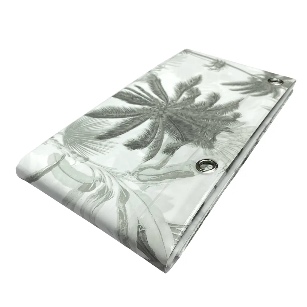 Штора для ванной Lemer Lerzac 180x180 см PEVA цвет белый/серый STLM-2156073 - Вид №8