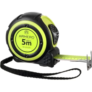 Рулетка Armero с двумя фиксаторами 5 м x 25 мм