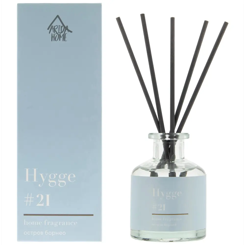 Аромадиффузор ARIDA HOME Hygge 21 с ароматом Остров Борнео 88950272 STLM-0817488