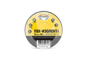 15699125 Изолента ПВХ 15мм*20м синяя 305-005 AVIORA
