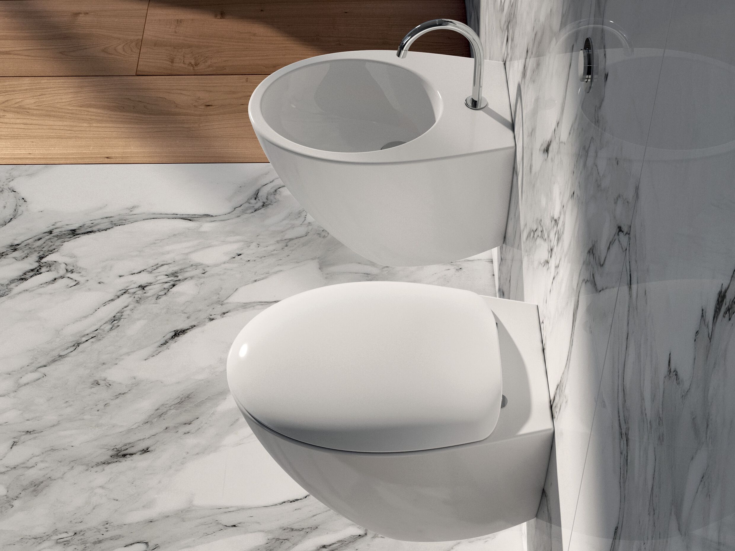 Керамические подвесные сантехники Domus Falerii Rascalzone ARCH-00120568 - Вид №1