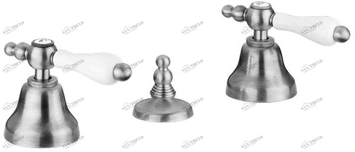 Rubinetteria Giulini Смеситель для биде с 3 отверстиями Praga - praga crystal F7513a