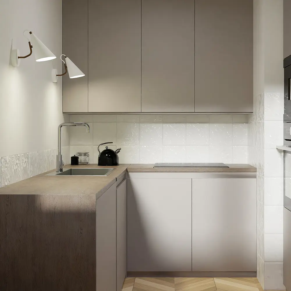 Настенная плитка Нефрит-керамика Толедо 20x20 см 1 м² глянцевая цвет белый STLM-2039398 - Вид №4