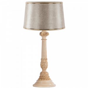 32022,34057 Настольная лампа Колонна Испанская Айвори Тюссо Игуана Беж BOGACHO