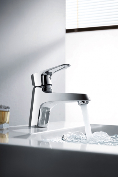 Смеситель для ванной комнаты на раковину низкий ALFA F1120178CP bravat - Вид №2