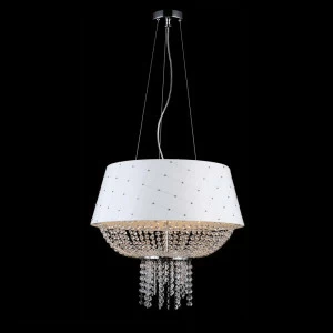 Подвесная люстра Crystal Lux Portofino SP5 белая CRYSTAL LUX ДИЗАЙНЕРСКИЕ, PORTOFINO 058047 Белый
