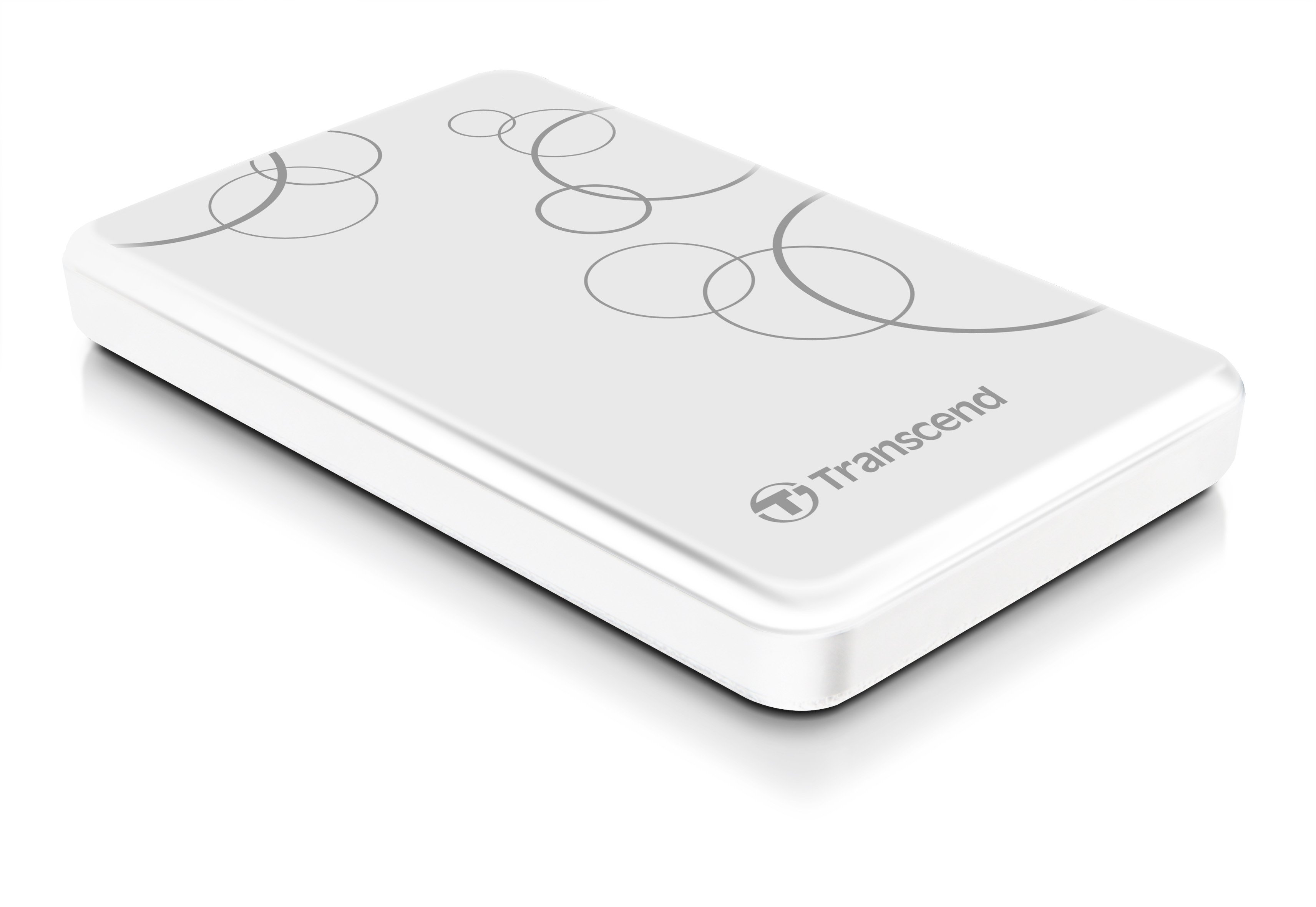 TS1TSJ25A3W usb3.0 1tb storejet 2.5" a series white (with one touch backup) Transcend Santreyd  - Вид №1