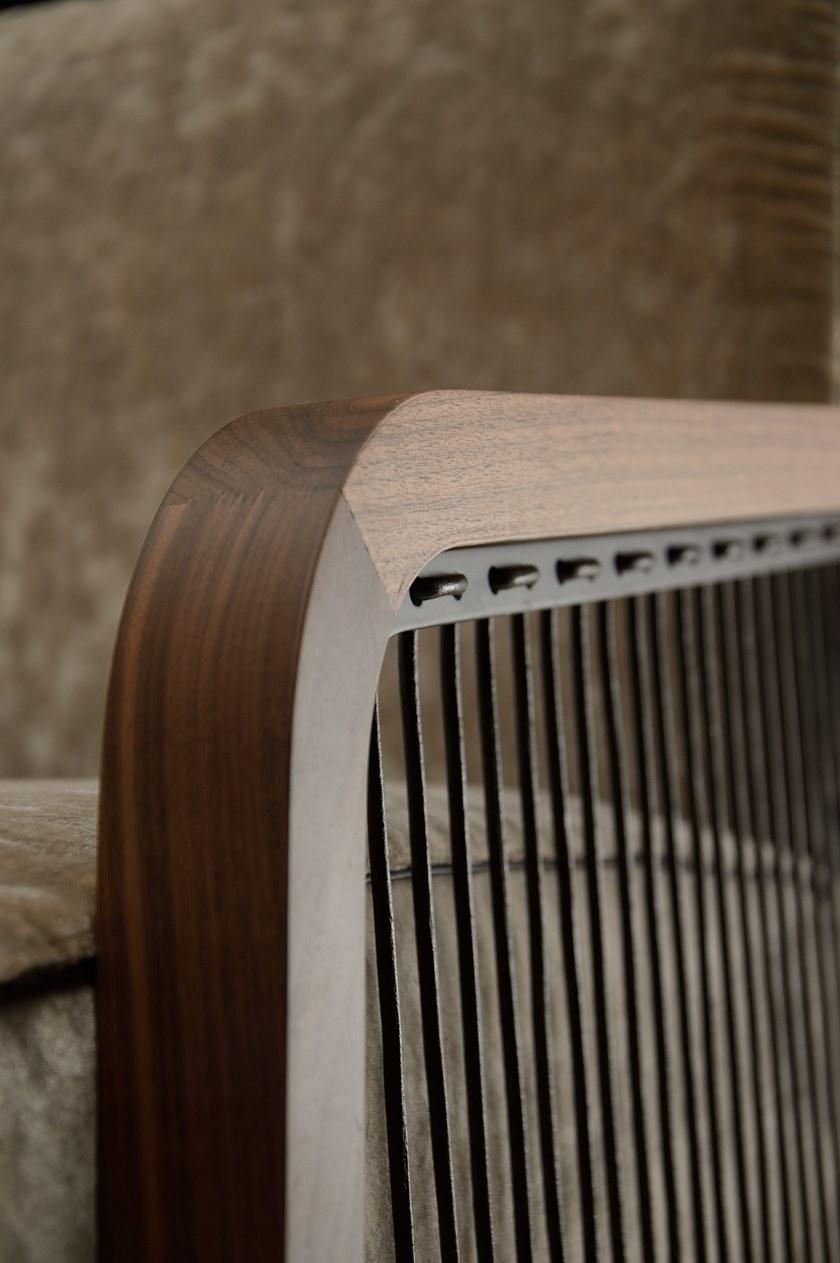 i 4 Mariani Кресло с обивкой из ткани с подлокотниками Woody sun-id-1365590 - Вид №2