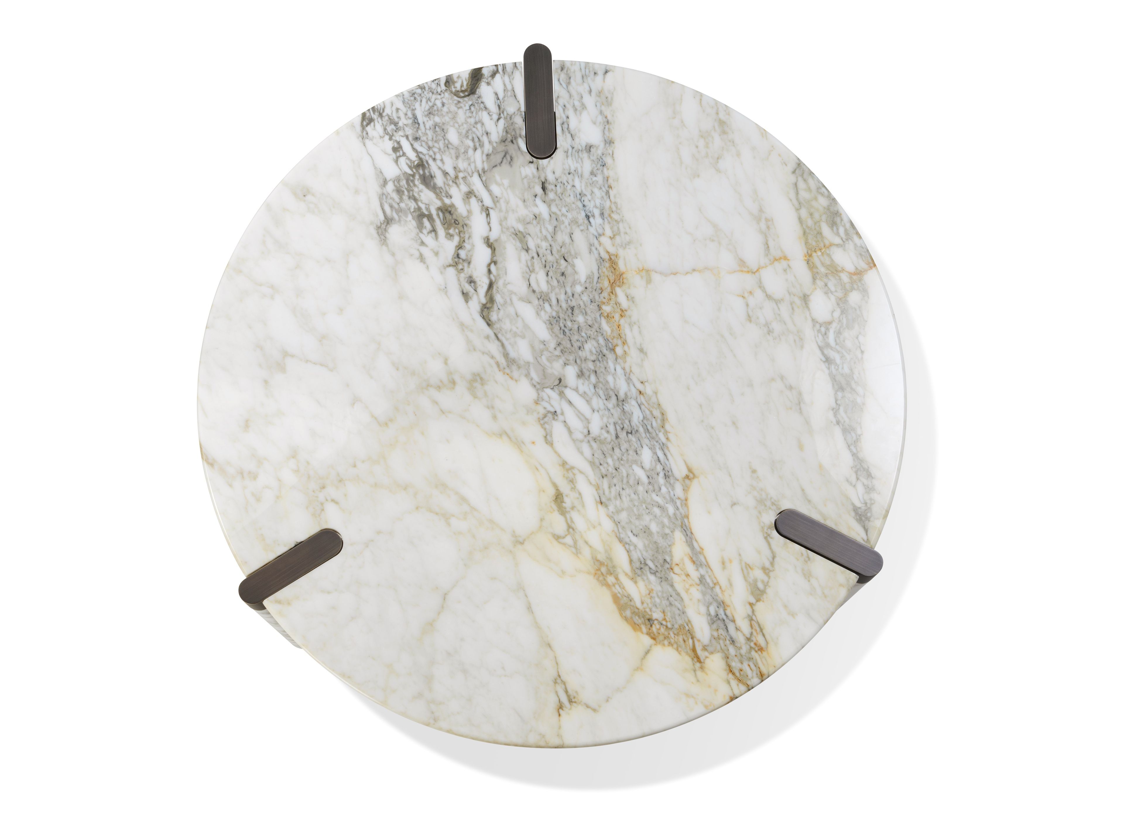 Мраморный круглый низкий журнальный столик GHIDINI1961 восемьдесят ARCH-00027467 - Вид №2