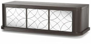 DWFI Комод из фанерованной древесины с распашными дверцами