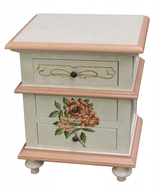 2821 Tifernoit Тумбочка с 3 ящиками, гладкая Zona Notte  - Вид №5